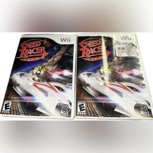 SPEED RACER: the Video Game - Nintendo Wii w/ Manual Lot‎ Of 2